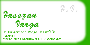 hasszan varga business card
